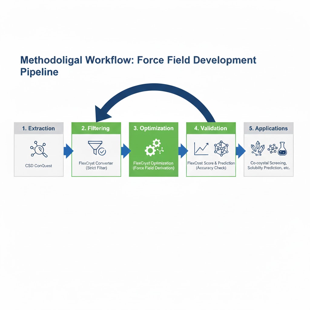 Methodological workflow for extracting and validating machine learning force fields